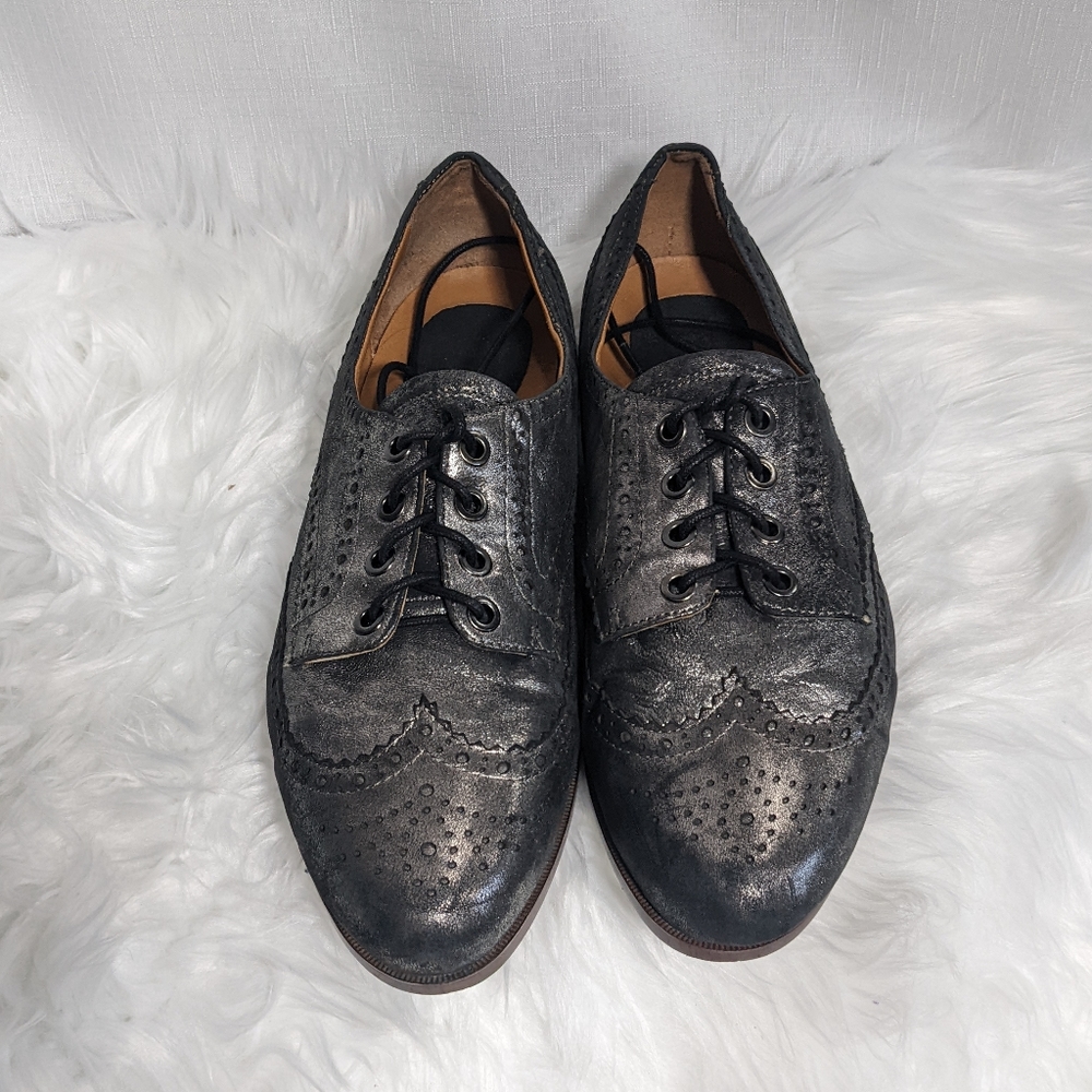 Earthies Treviso Pewter oxfords, 8
